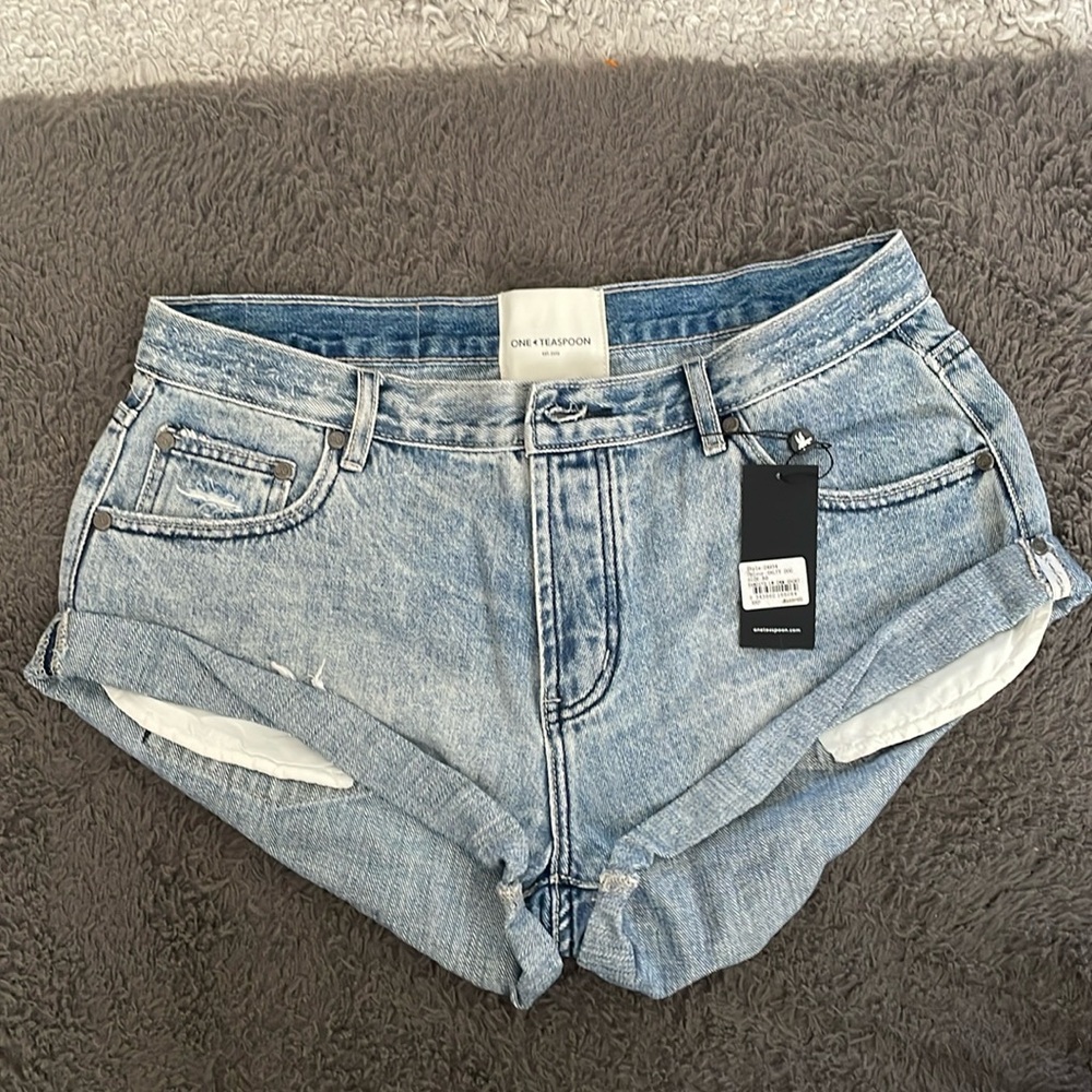 One Teaspoon Blue Jean Shorts